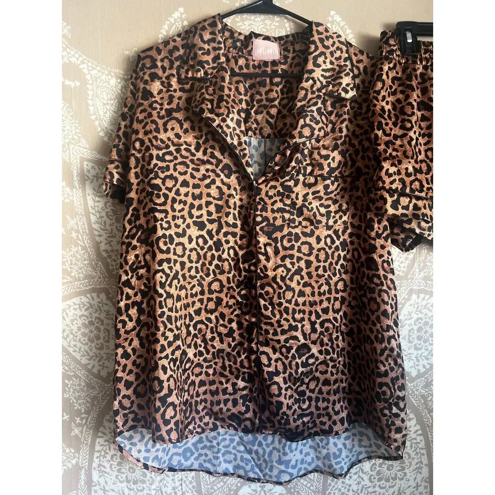 Show Me Your Mumu Slumber Pj Set ~ Wild Cheetah - Picture 4 of 9
